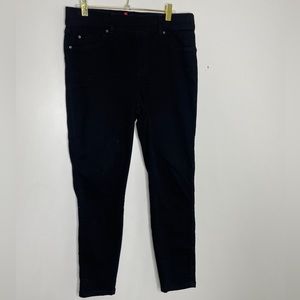Spanx Pull On Jegging Jeans Black Size Large